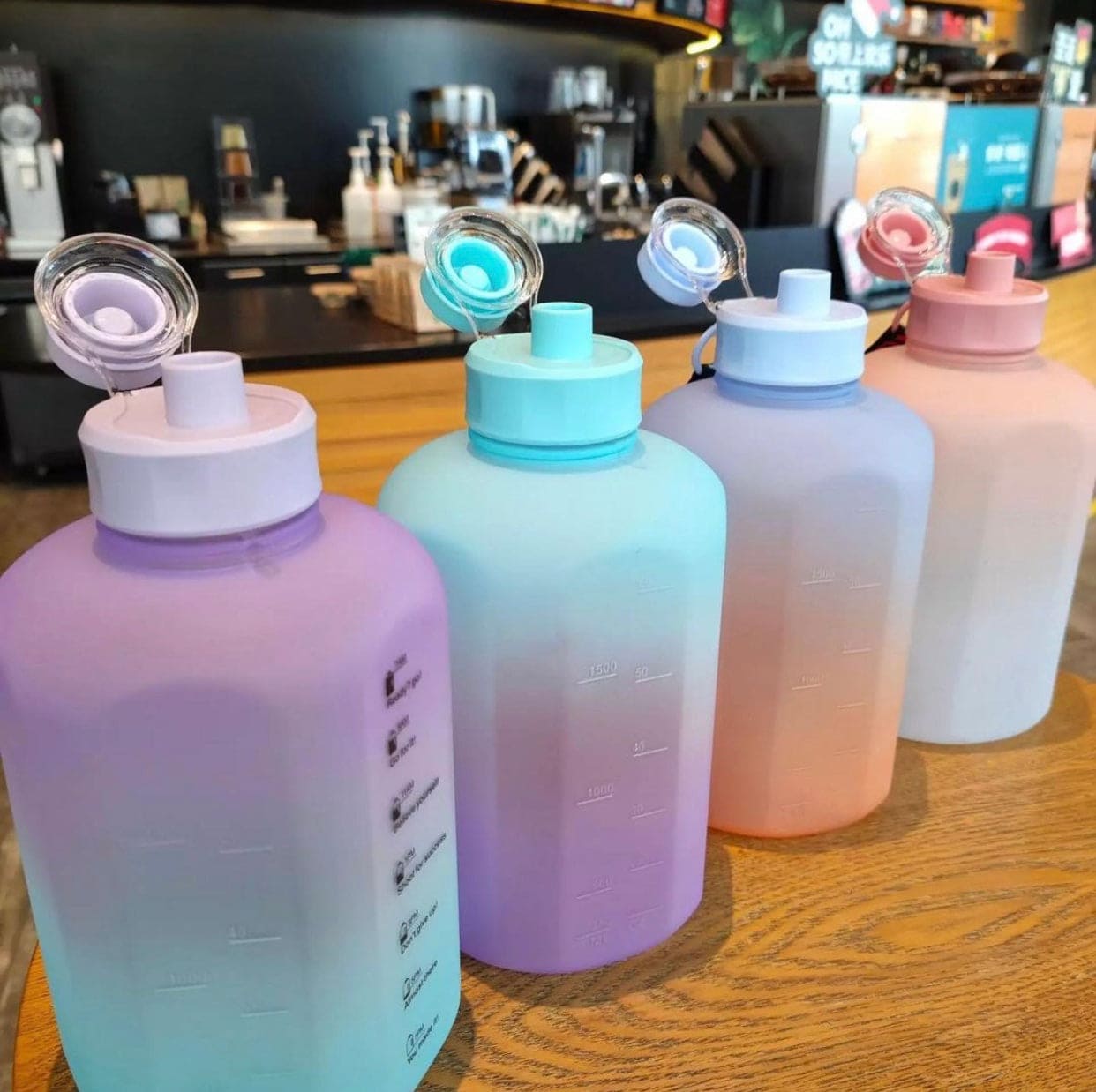 2.2L Large Capacity Travel Water Bottle With Time Maker, Portable Fitness Jug, Sport Gym Drinking Tumbler 2.2L Large Capacity Travel Water Bottle With Time Maker, Portable Fitness Jug, Sport Gym Drinking Tumbler